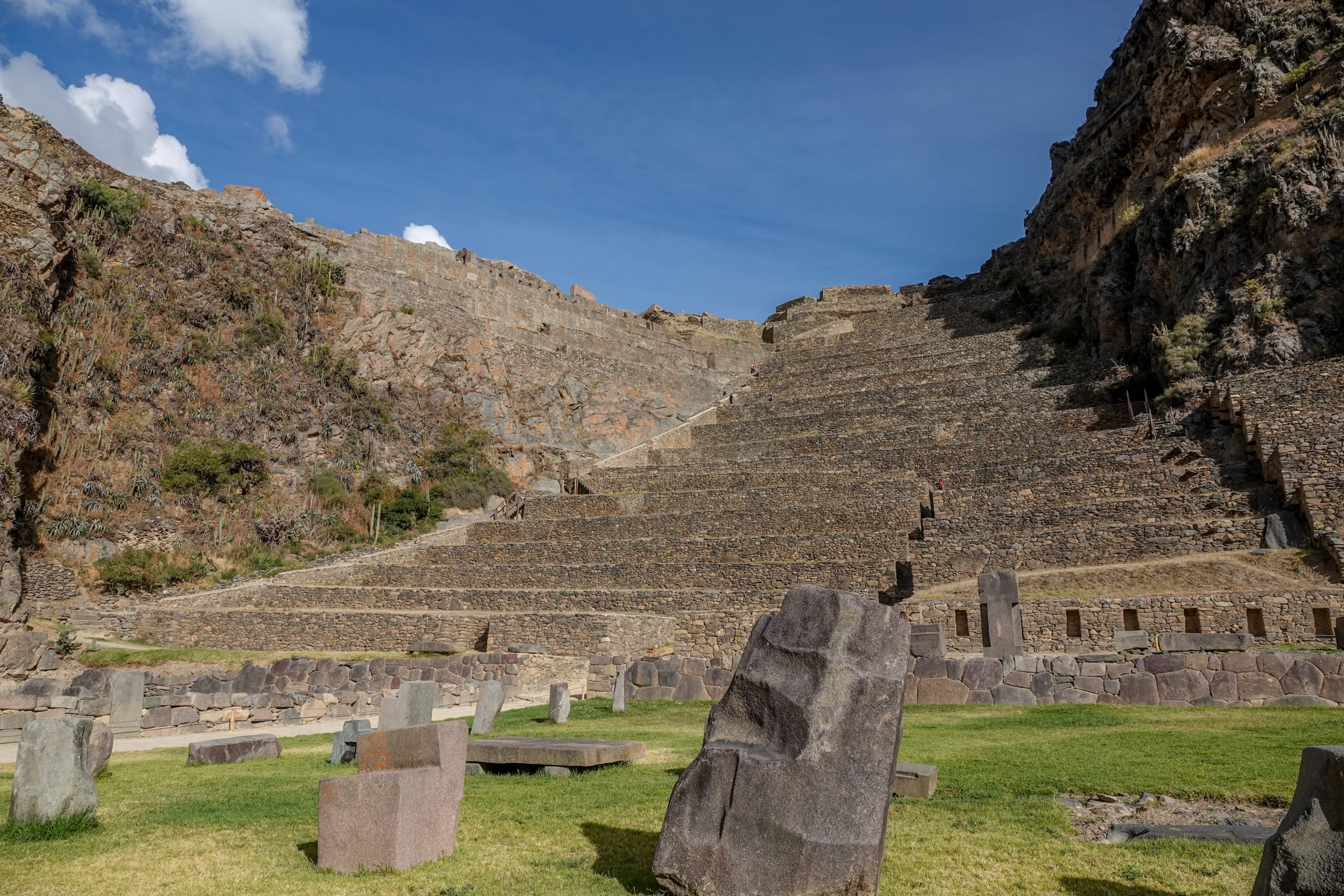 Ollantaytambo est une forteresse inca